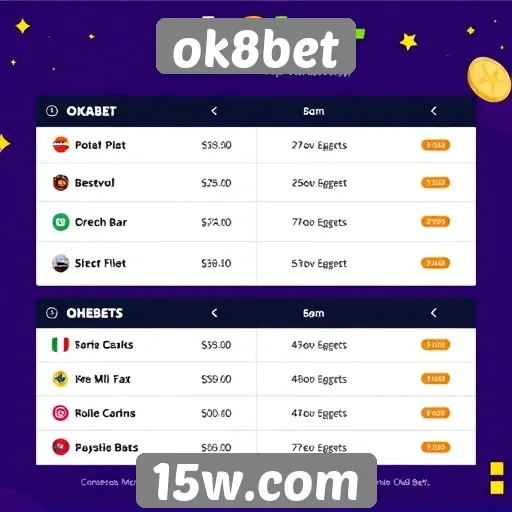 Comparação de bônus oferecidos pelo ok8bet