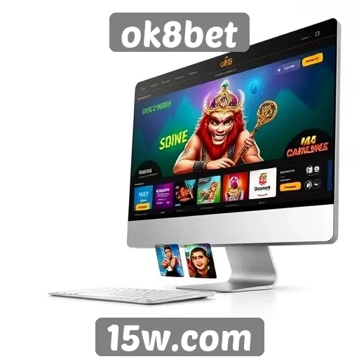 Interface e usabilidade do site ok8bet